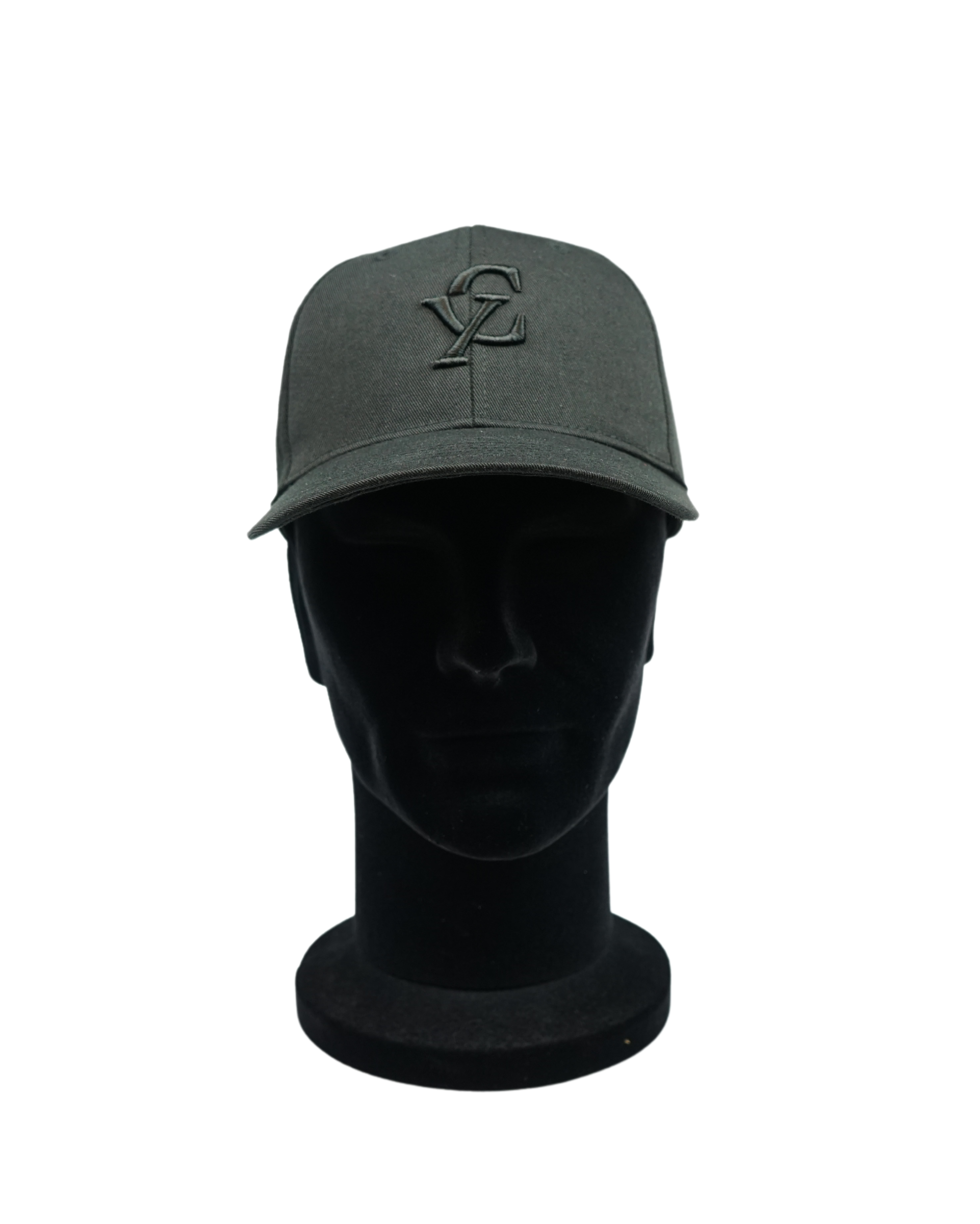 MONOGRAM BASEBALL CAP – SCHWARZ AUF SCHWARZ