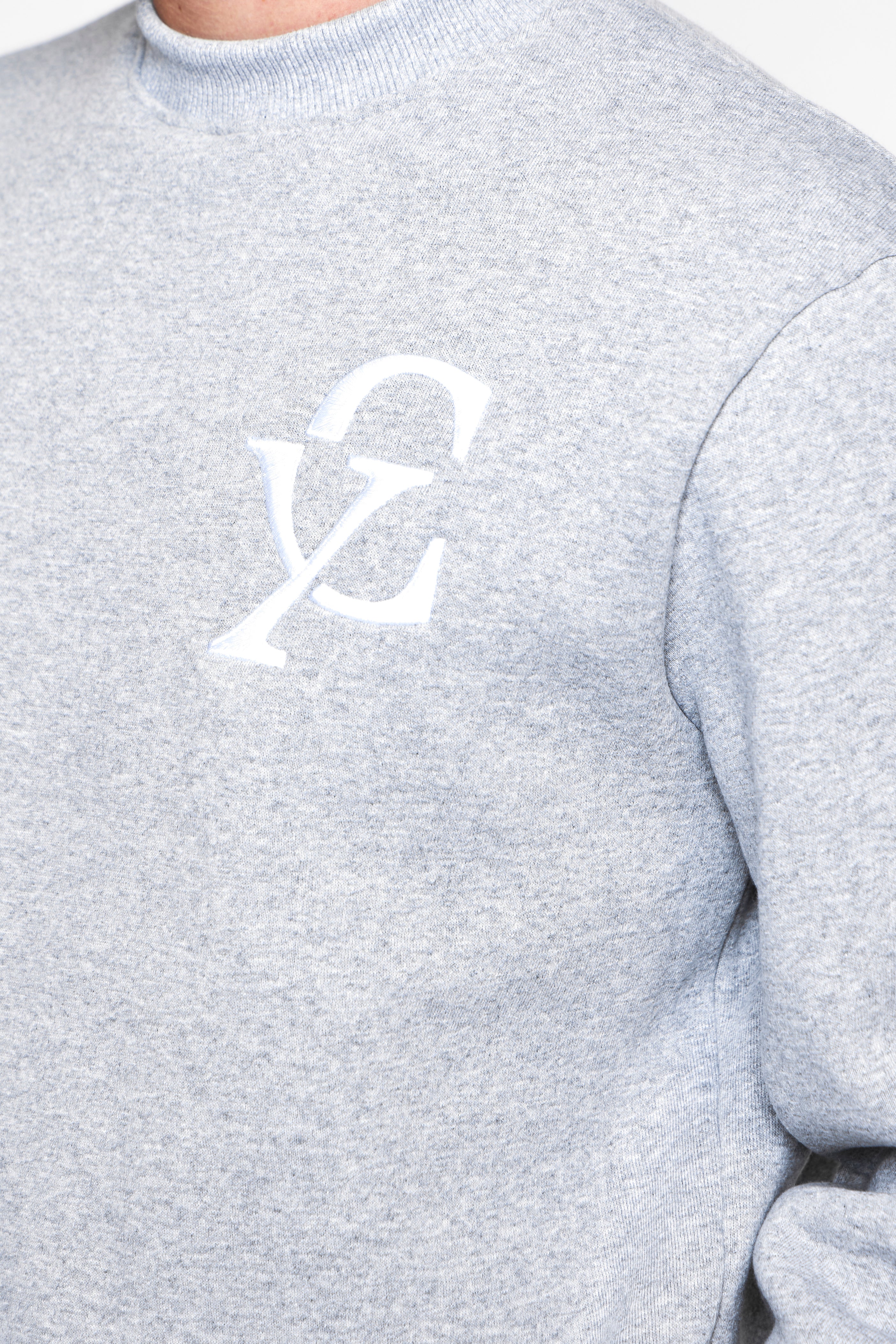 Puff Monogram Crewneck